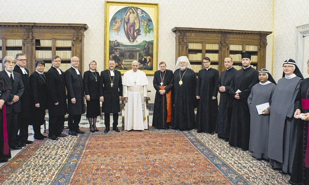 Paavi Franciscuksen puhe suomalaiselle ekumeeniselle valtuuskunnalle