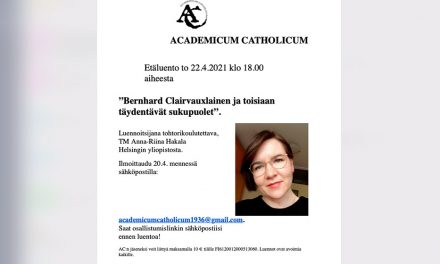 Academicum Catholicum – vuosikokous ja etäluento