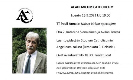 Academicum Catholicum: Naiset kirkon opettajina