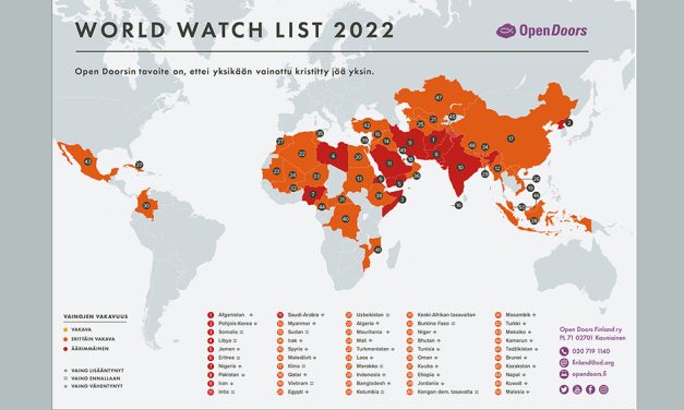 Kristittyjen vainot lisääntyvät edelleen