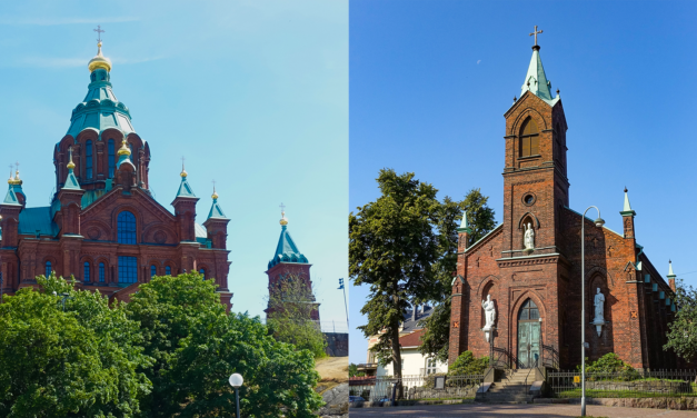 Orthodox-Catholic Procession in Honor of the Virgin Mary in Helsinki on the 8th of September 