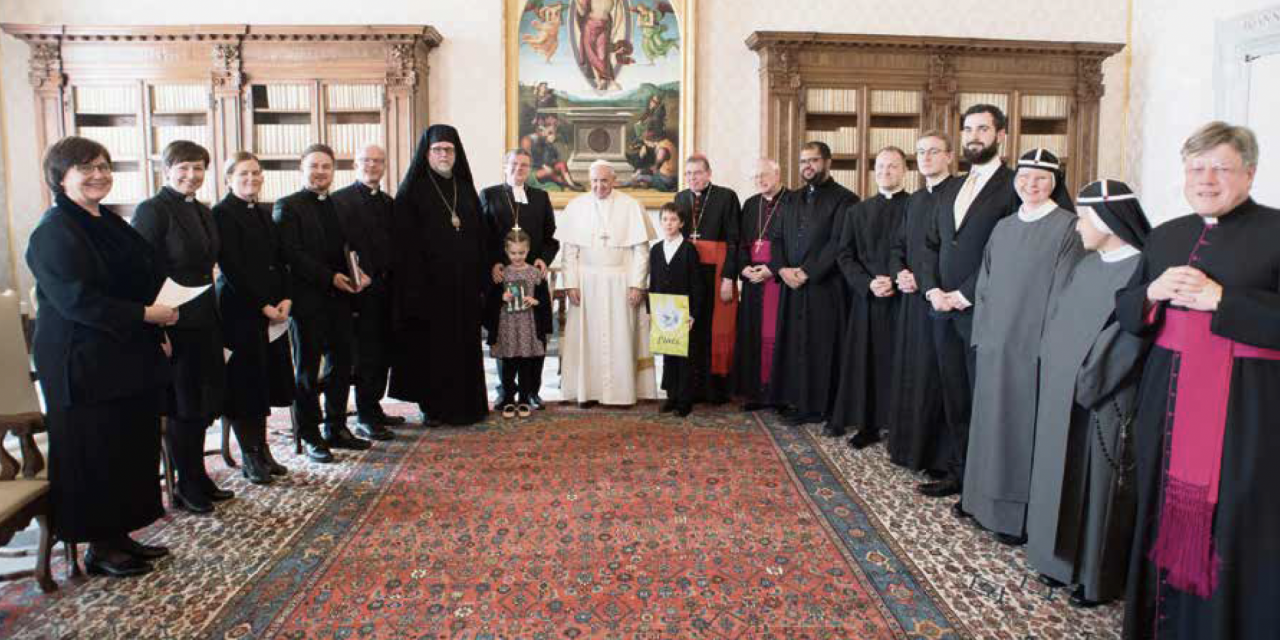 Paavi Franciscuksen puhe suomalaiselle ekumeeniselle valtuuskunnalle 19.1.2017